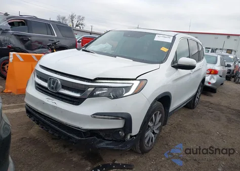 2022 Honda Pilot 2Wd Ex-L z USA, uszkodzony, nr VIN 5FNYF5H5XNB035734